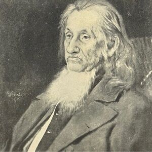 William Holman Hunt PORTRAIT/OLD MAN Fine Art Print 1908 Vintage Original Boston